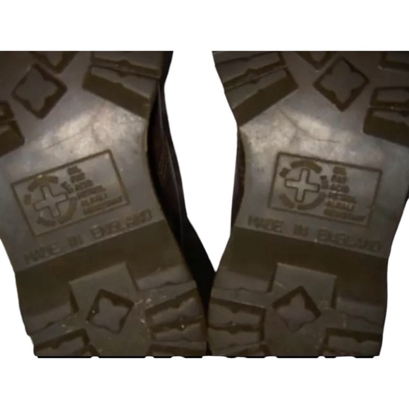 Dr Martens Boots Vintage 90's Brown Doc Grunge Indie Alt Chunky Whimsygoth y2k 6 - Picture 14 of 16